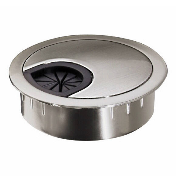 Przepust kablowy STRONG fi 60 metalowy inox - Meblownia.pl