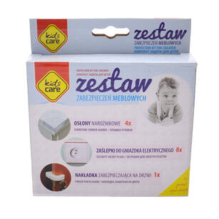 Zestaw zabezpieczeń meblowych KIDS CARE 14