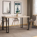 Noga do stołu GAMET SR48-100-720-L2-K1 czarna - Meblownia.pl