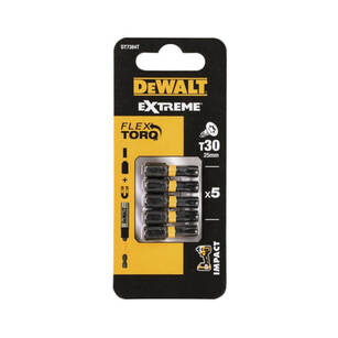 Końcówka udarowa DeWalt T30x25 - 5szt. DT7384T-QZ
