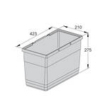 Pojemnik na odpady HAFELE 21l - Meblownia.pl