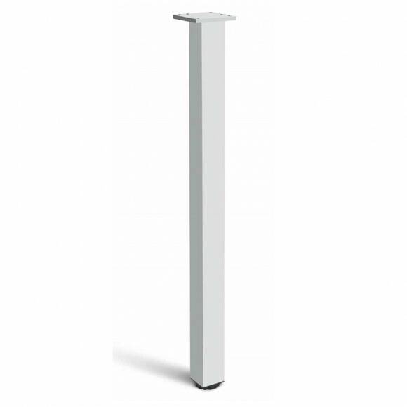 Noga meblowa kwadratowa GTV H-820 aluminium - Meblownia.pl