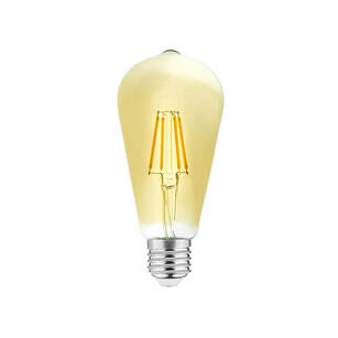 Żarówka LED GTV Filament Vintage ST64/E27 230V 4W biała ciepła