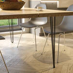 Noga meblowa ARTO GTV 711 mm - czarny mat - Meblownia.pl