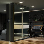  Profil aluminiowy do taśm LED GLAX 2m wpuszczany - czarny PA-GLAX-AL-20M - Meblownia.pl