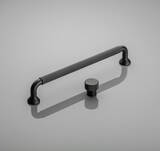  Gałka meblowa GTV STRUCTURE czarny mat GA-STRUCTURE-1-20M - Meblownia.pl