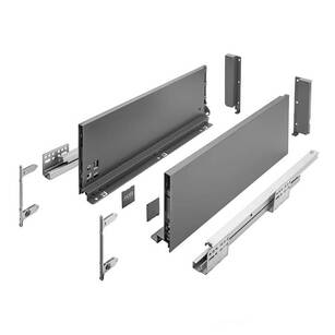 Szuflada GTV AXISPRO L-400 wysoka H-167 antracyt