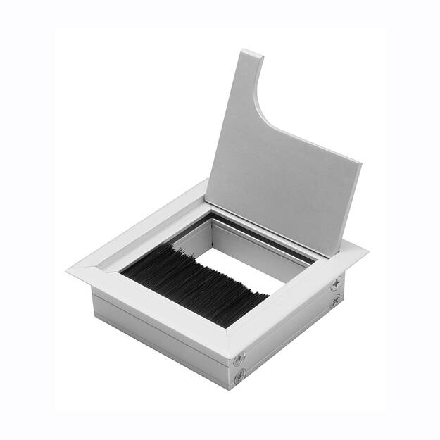 Przepust kablowy GTV MERIDA 80*80 aluminium - Meblownia.pl