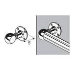 Uchwyt dystansowy końcowy *25 SHOPLINE AC995 chrom - Meblownia.pl