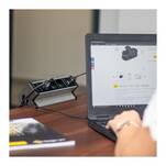 Przedłużacz nablatowy DESIGN LIGHT DESK BOX aluminium 3x230V + 2xUSB DESKBOX-ALU-3FR-U-2-01 - Meblownia.pl