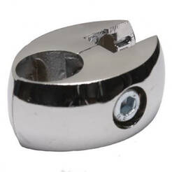 Złącze pojedyncze do płyt i szkła *25 SHOPLINE TR550 chrom