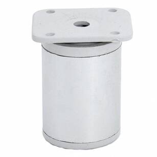 Nóżka meblowa okrągła H-60 fi-40 aluminiowa 