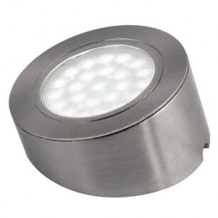 Oprawa LED OVAL SKOS inox barwa biała zimna 2W