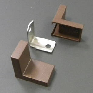 Złącze meblowe ALUPROFIL Z-03 wenge 100 sztuk