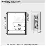  Siłownik BLUM AVENTOS HK-S mocny 20K2E00.02 - 2 sztuki (L+P) - Meblownia.pl