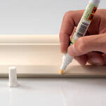 Pisak retuszerski z farbą kryjącą C22 - 965 (RAL 7042) szary - Meblownia.pl