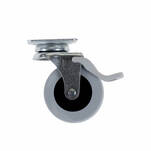 Kółko meblowe obrotowe fi 50 z hamulcem - Meblownia.pl