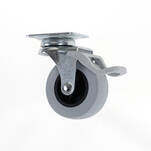 Kółko meblowe obrotowe fi 50 z hamulcem - Meblownia.pl