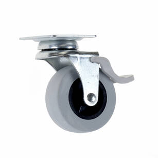 Kółko meblowe obrotowe fi 50 z hamulcem