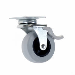 Kółko meblowe obrotowe fi 50 z hamulcem