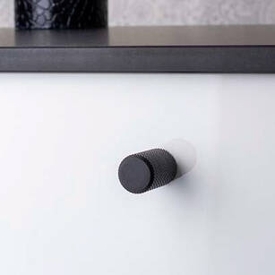  Gałka meblowa TULIP MELLA czarny mat