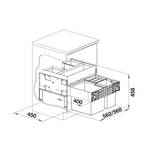 Sortownik na śmieci BLANCO SELECT II Orga XL 60/3 - Meblownia.pl