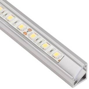 Profil LED DESIGN LIGHT TRI-LINE MINI 2,9m aluminium + klosz transparentny