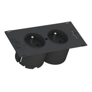 Gniazdo wpuszczane BACHMANN DUE 2x230V 929.002