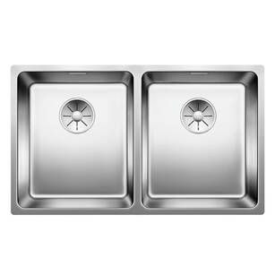 Zlew BLANCO ANDANO 340/340-U InFino stal polerowana podwieszany