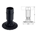  Nóżka kuchenna regulowana HAFELE AXILO H-100 + płytka mocująca - Meblownia.pl