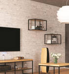 Stelaż wiszący GAMET SR19-600-L2 czarny - Meblownia.pl