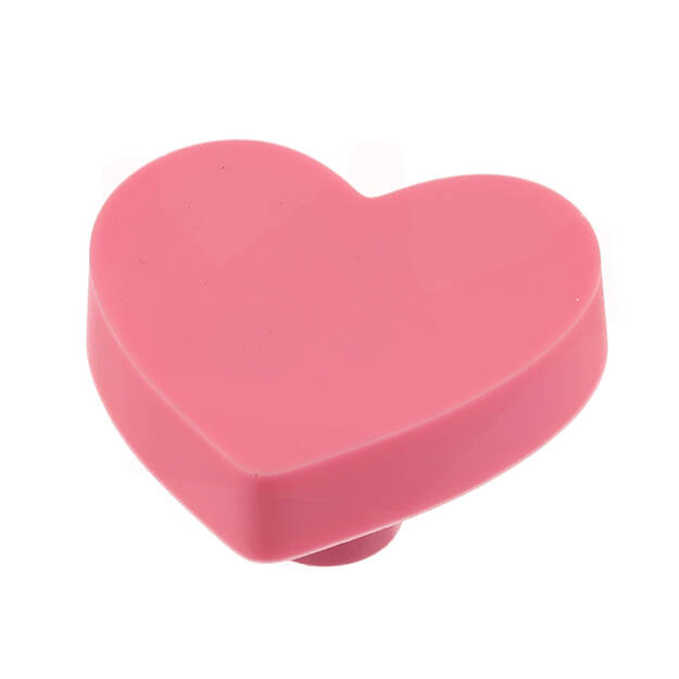 Uchwyt meblowy gumowy GTV HEART różowy - Meblownia.pl