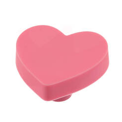 Uchwyt meblowy gumowy GTV HEART różowy