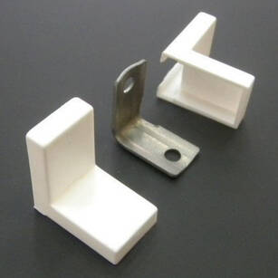 Złącze meblowe ALUPROFIL Z-03 biały 100 sztuk