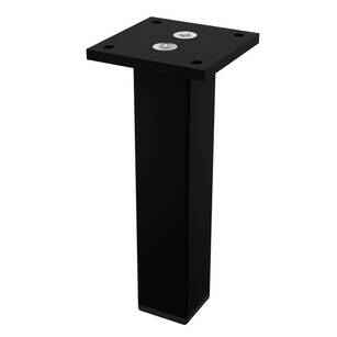 Nóżka meblowa FEST 150 mm 30x30 czarna regulowana