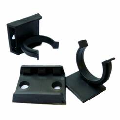 Klips do nóżki kuchennej czarny