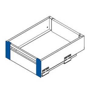 Złączka frontu wewnętrznego GTV AXISPRO średnia biała L+P
