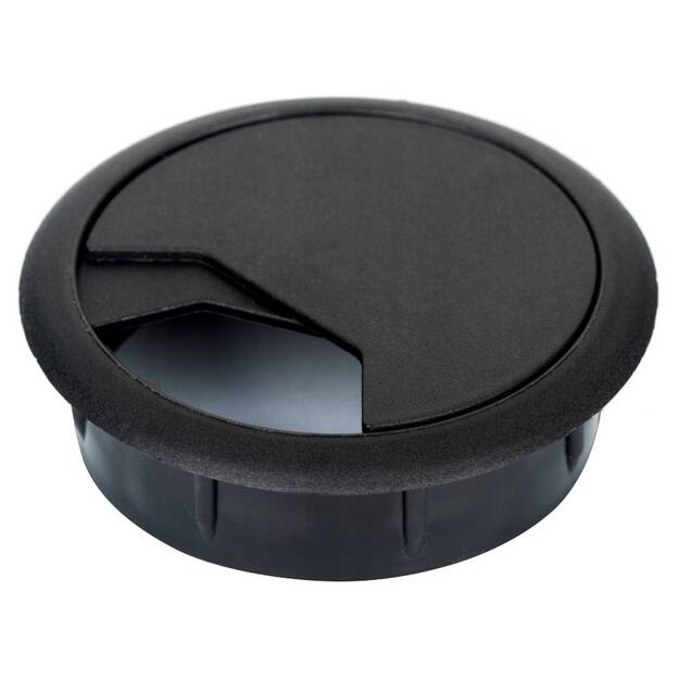 Przepust kablowy fi 60 - kolor czarny - Meblownia.pl