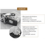 Kółko meblowe GTV SHIFT fi75 przezroczyste z hamulcem - Meblownia.pl