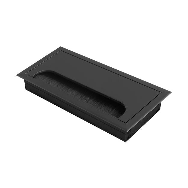 Przepust kablowy GTV MERIDA 80*160 czarny - Meblownia.pl