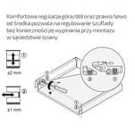  HAFELE MATRIX S35 szuflada biała 450 - Meblownia.pl