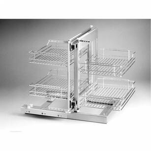 Kosz narożny NOMET MAGIC KOMFORT P/L W-6000-1200 chrom