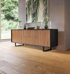 Noga meblowa GAMET czarna NS39-120-370-L2 - Meblownia.pl