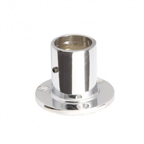 Rozeta - końcówka mocująca *25 SHOPLINE AC510-E chrom - Meblownia.pl