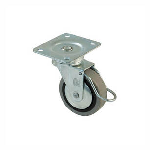 Kółko meblowe obrotowe AMIG fi 40 z hamulcem