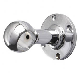 Uchwyt dystansowy przelotowy *25 SHOPLINE AC994 chrom