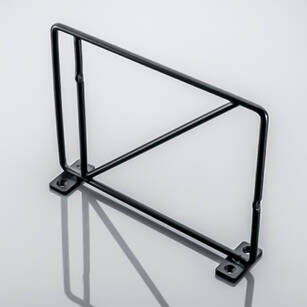 Podpórka pod półkę GTV ROD 21x17 czarna 