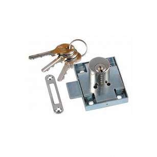 Zamek meblowy ZMB-1 + 3 klucze