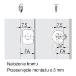  Odbojnik TIP-ON BLUM 956.1004 krótki szary - Meblownia.pl
