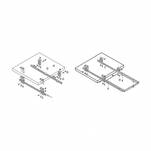  Półka pod klawiaturę GTV czarna PU-KEY027-20 - Meblownia.pl